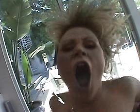 Tight mature screams with dicks in each of her holes