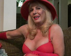 Granny in red lingerie, full fantasy casting couch scenes